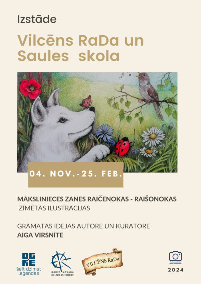 Atklāta Izstāde "Vilcēns rada un saules skola"