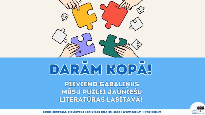 Iespēja pievienoties puzles likšanas maratonam