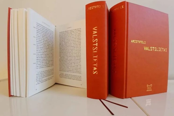 Attēls rakstam: Jauna lasāmviela - Latviski iznākušas Aristotela “Valstslietas”