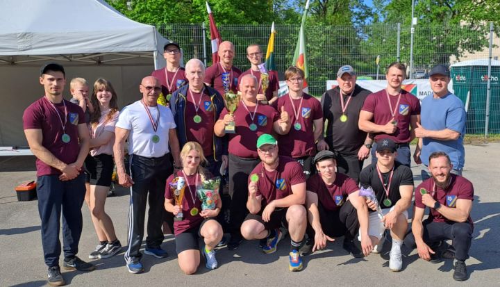 Sporta kluba “Rembates” triumfs Latvijas čempionātā spiešanā guļus uz atkārtojumu skaitu