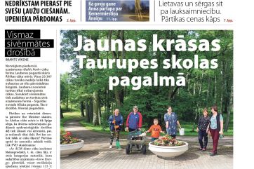 Attēls rakstam: Laikraksta «Ogres Vēstis Visiem» 5. septembra numurā