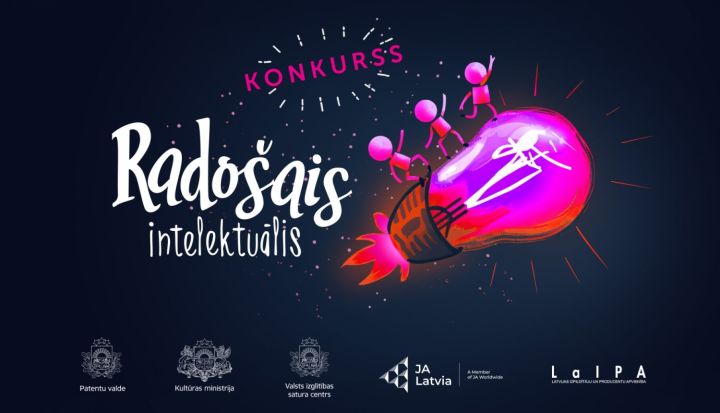Apbalvos Patentu valdes skolēnu konkursa "Radošais intelektuālis" uzvarētājus, tostarp dalībniekus no Ogres novada