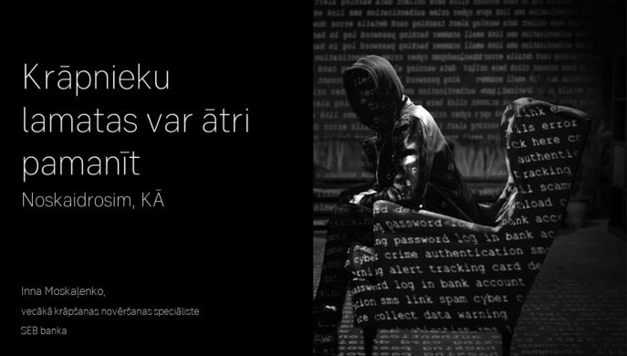 Seminārs par krāpniecību digitālajā vidē
