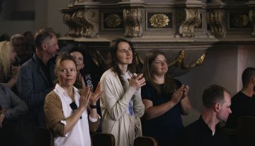 Attēls rakstam: Foto, video: Ar stāvovācijām aizvadīts «Garīgs koncerts» Doma baznīcā