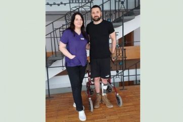 Attēls rakstam: No paralīzes līdz 8.stāvam ar savām kājām. Ukrainas karavīra pieredze rehabilitācijā