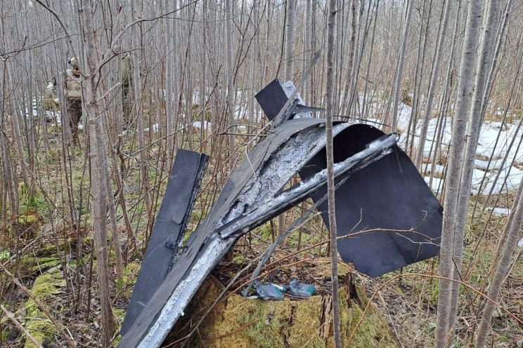 Attēls rakstam: Alūksnes novadā atrod nokritušu dronu