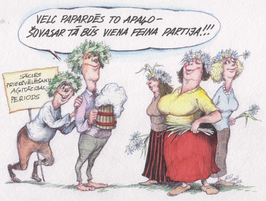 Vainagi galvā, reitingi prātā