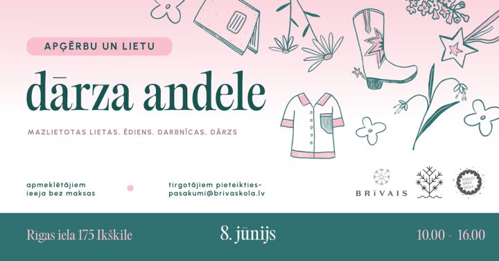 Apģērbu un lietu dārza andele