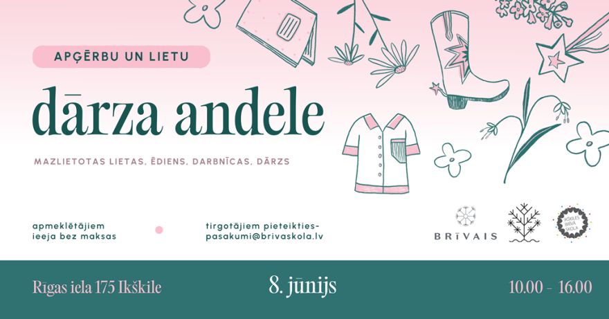 Apģērbu un lietu dārza andele