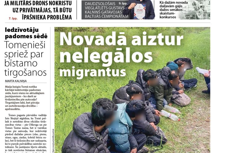 Attēls rakstam: Laikraksta "Ogres Vēstis Visiem" 29. maija numurā