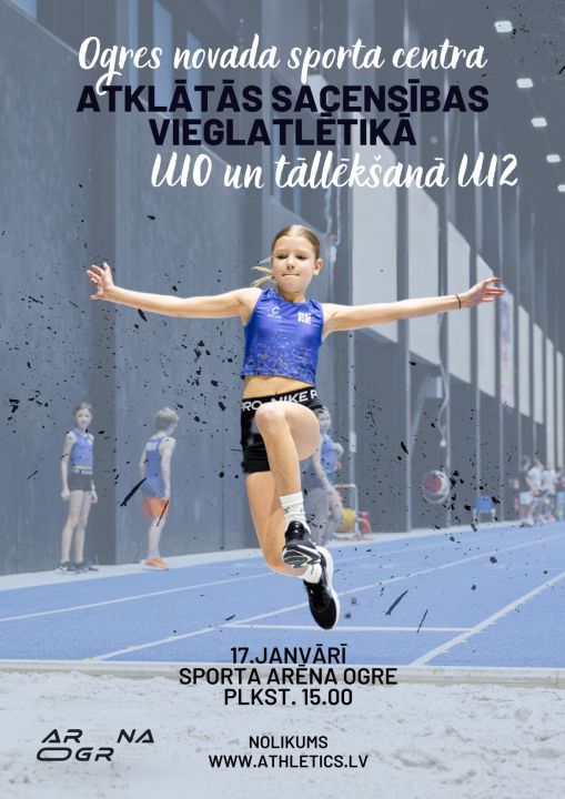 Ogres novada sporta centra atklātās sacensības vieglatlētikā