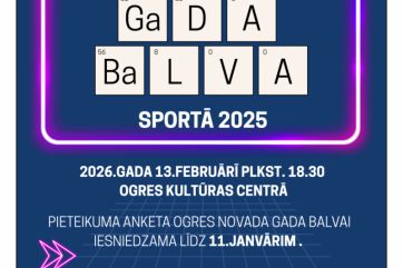 Attēls rakstam: Izsludināta pieteikšanās Ogres novada Gada balvai sportā 2025