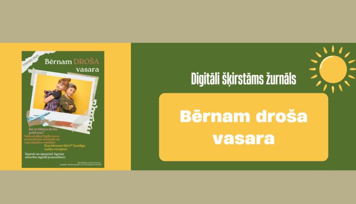 Slimību profilakses un kontroles centrs apkopojis padomus vecākiem par bērna drošību un labbūtību vasarā