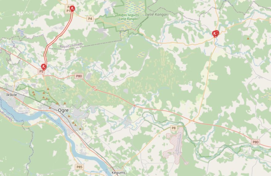 Būvdarbi turpinās 54 valsts ceļu posmos