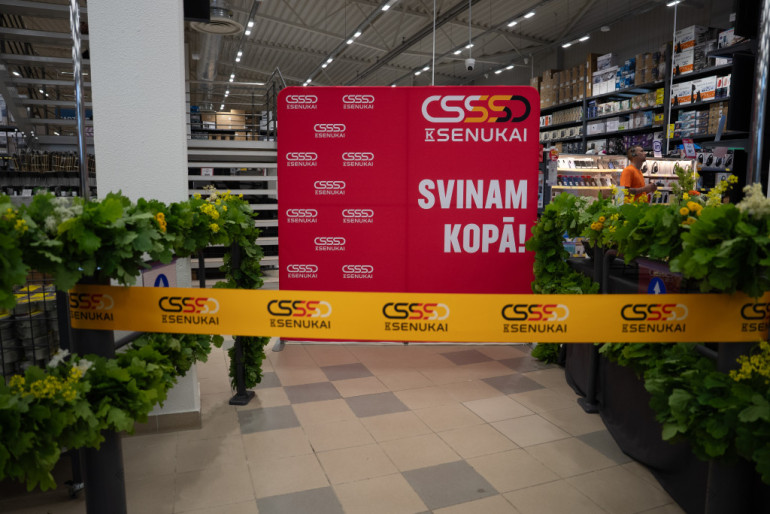 FOTO: Investējot gandrīz 2 miljonus eiro, atvērts jauns "K Senukai" veikals Ogrē