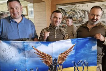 Attēls rakstam: Helmanis dalās pārdomās par četriem kara gadiem Ukrainā un velta īpašu atkāpi ogrēniešiem