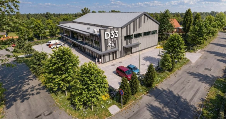 FOTO: Ogrē taps jauna un moderna sporta halle, kurā vasara nebeigsies nekad