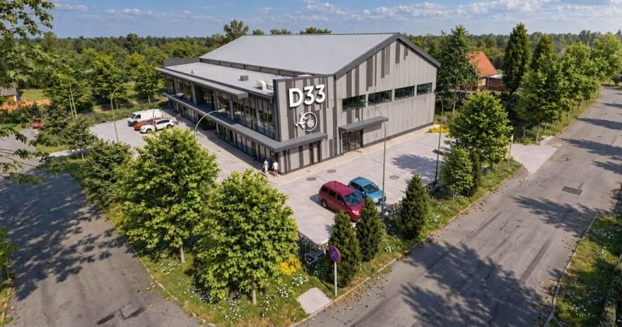 FOTO: Ogrē taps jauna un moderna sporta halle, kurā vasara nebeigsies nekad