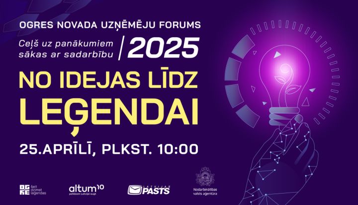 Atvērta pieteikšanās Ogres novada uzņēmēju forumam