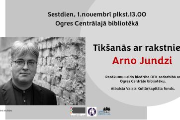 Attēls rakstam: Ogres bibliotēkā notiks tikšanās ar Arno Jundzi - rakstnieku, raidījumu vadītāju, literatūras pētnieku