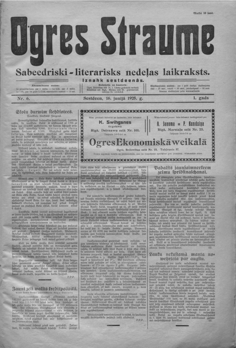 Iz pagājības. 1928. gada avīzē lasi par ārstu honorāriem, ugunsdzēsēju izrīkojumiem un teļu, kurš nogāzis saimnieci