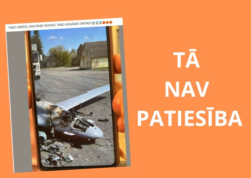 Smiltenē neviens drons nav nogāzies, policija lems par kriminālprocesa sākšanu
