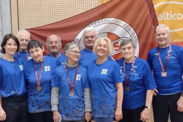 Attēls rakstam: Ogres novada komandām teicami rezultāti Latvijas sporta veterānu 63. sporta spēlēs