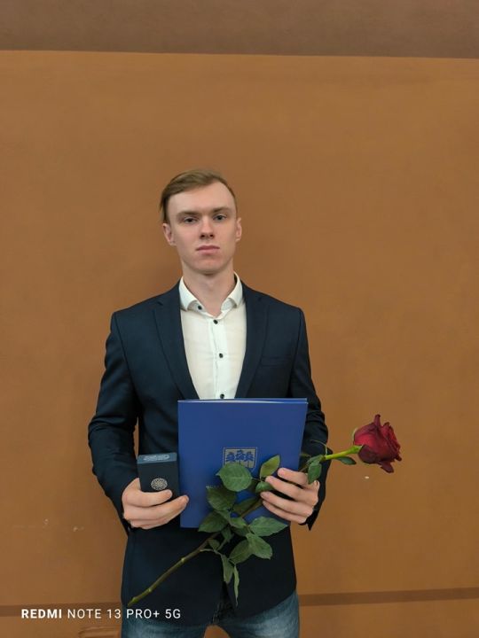 Tenisa treneris Reinis Kārkliņš Gada pedagogs