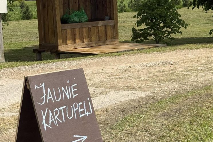 Attēls rakstam: Jauni kartupeļi katru dienu! Suntažu pagastā sācis darboties kartupomāts