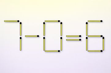 Attēls rakstam: Ātrais IQ tests: pārvieto divus sērkociņus, lai vienādojums būtu pareizs