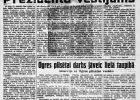Attēls rakstam: Iz pagājības. Šī diena pirms 86 gadiem avīzē (21.10.1939.)