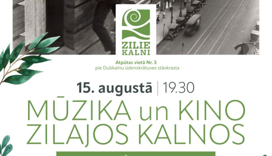 Mēmais kino un dzīvā mūzika Zilajos kalnos