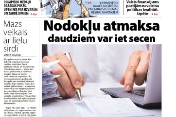 Attēls rakstam: Laikraksta «Ogres Vēstis Visiem» 20. februāra numurā