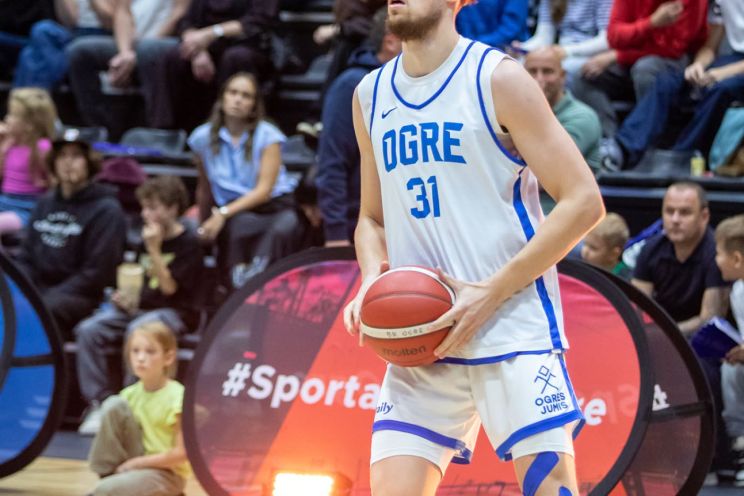Attēls rakstam: BK "Ogre" pret "VEF Rīga"