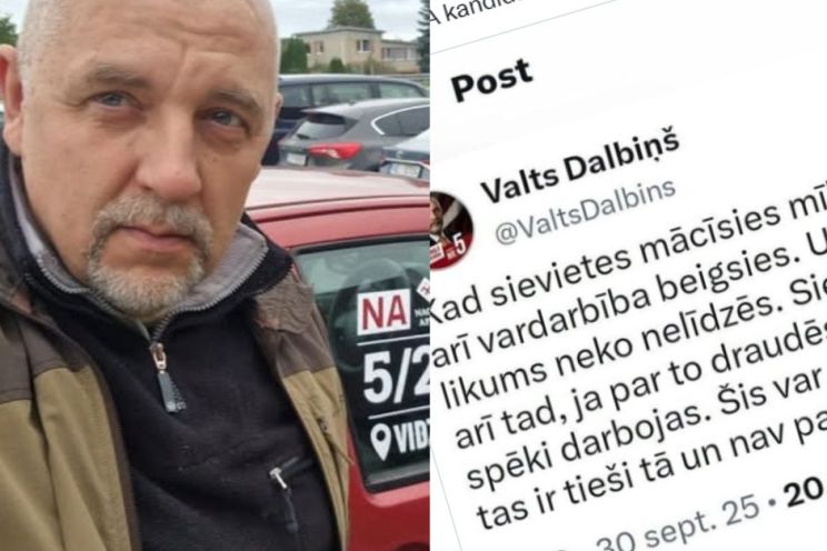 Attēls rakstam: "Man piedēvētie citāti ir safabricēti..." pauž no NA partijas biedru rindām izslēgtais Valts Dalbiņš