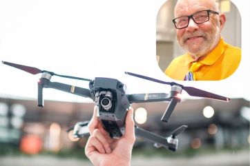 Attēls rakstam: Ziedojums Ogres jauniešu izaugsmei: Amerikas latvietis dāvina 10 000 eiro dronu programmām