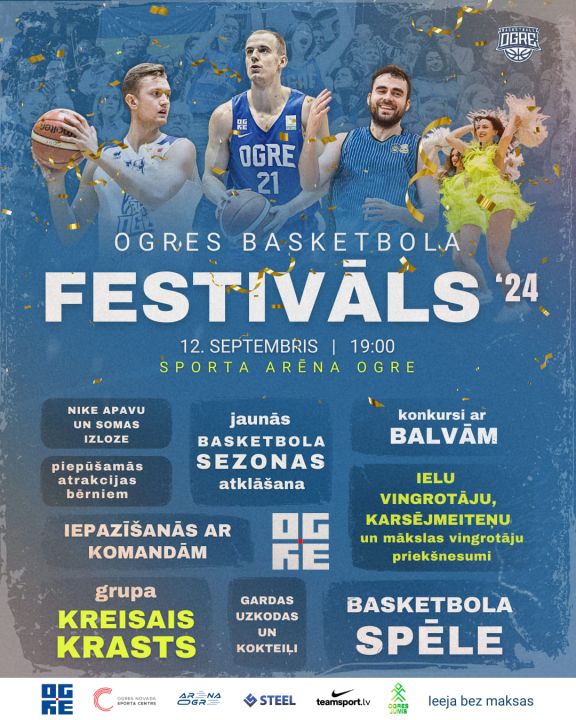 Jau šo ceturtdien - Ogres basketbola FESTIVĀLS '24