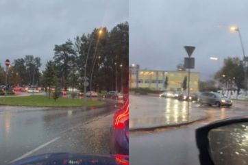 Attēls rakstam: "Pilnīgs korķis! Varbūt lidot pa gaisu?" Ar kādiem vēl neparastiem padomiem dalās Ikšķiles rīta braucēji 