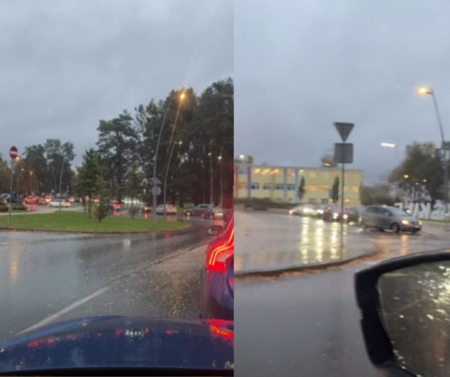 "Pilnīgs korķis! Varbūt lidot pa gaisu?" Ar kādiem vēl neparastiem padomiem dalās Ikšķiles rīta braucēji 