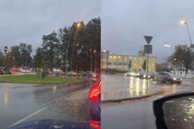 Attēls rakstam: "Pilnīgs korķis! Varbūt lidot pa gaisu?" Ar kādiem vēl neparastiem padomiem dalās Ikšķiles rīta braucēji 