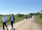 Attēls rakstam: FOTO: Lauberē nūjotāji iepazīst Ogres novadu
