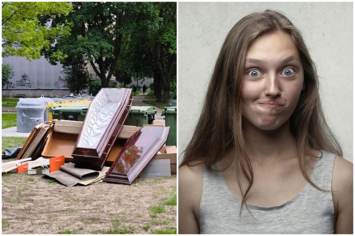 "Tā ir, ka "Temu" pasūta..." Ogrēniešus pamatīgi sasmīdinājis atkritumu kaudzes saturs Imantā