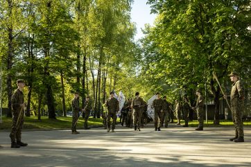 Attēls rakstam:  Aizsardzības akadēmijas kadeti Kaujas izturības kursu pildīs arī Ogres novadā