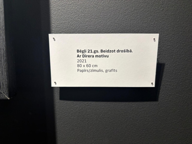 FOTO: Gluži kā īstas fotogrāfijas! Ogrē atklāta mākslinieka Modra Brasliņa melnbalto zīmējumu izstāde "Divi"