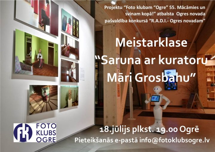 Meistarklases fotogrāfiem un foto interesentiem