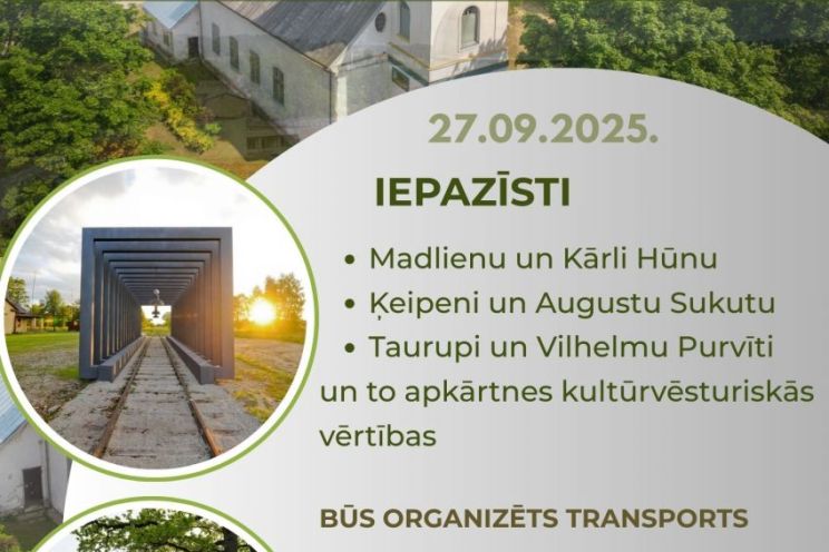 Attēls rakstam: Vienreizēja iespēju atklāt Ogres novada bagāto kultūras mantojumu kopā ar zinošiem gidiem un domubiedriem
