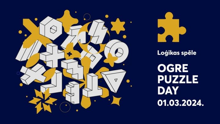Loģikas spēle "Ogre Puzzle Day" Ogrē