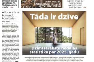 Attēls rakstam: Laikraksta «Ogres Vēstis Visiem» 13. janvāra numurā