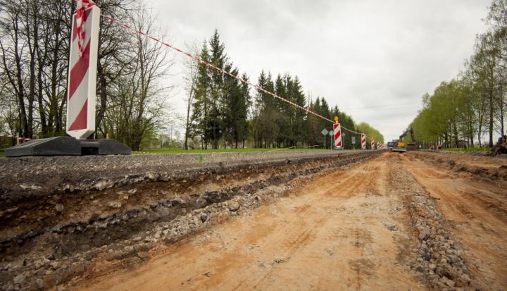 Pārbūvēs autoceļa Inčukalns–Ropaži–Ikšķile posmu pirms Tīnūžiem