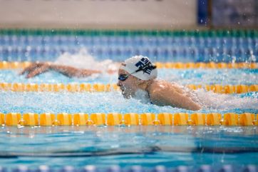 Attēls rakstam: Ogrēniete Arīna Goļikova labojusi Latvijas U18 peldēšanas čempionāta rekordu 